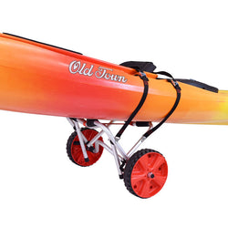 Malone Clipper TRX Deluxe Kayak/Canoe Cart with kayak loaded side