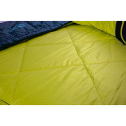 Nemo Jazz 30 Degree Synthetic Sleeping Bag in Lagoon/Lumen detail