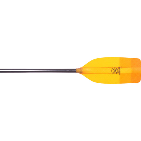 Werner Bandit 3-Piece Travel Fiberglass Canoe Paddle in Amber blade
