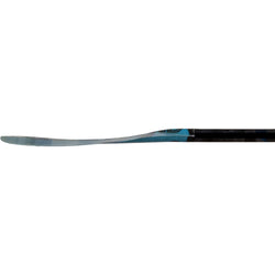 Aqua-Bound Aerial Major Fiberglass Straight Shaft 1-Piece Kayak Paddle in Blue blade profile