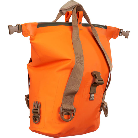 Watershed Largo Tote Dry Bag in Safety Orange angle