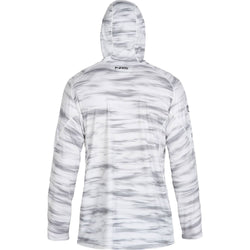 NRS Men's Silkweight Varial Hoodie in Sky Camo back
