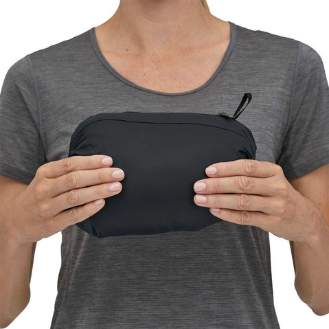 Patagonia Women's Down Sweater Hoody packed