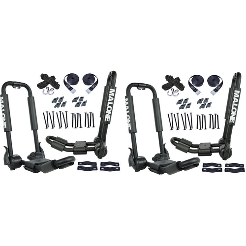 Malone Folding J-Cradle Kayak Carrier 2-Pack content