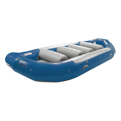 AIRE 160DD Self-Bailing Raft in Blue angle