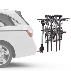 Yakima RidgeBack 4 Bike Hitch Rack with bikes loaded