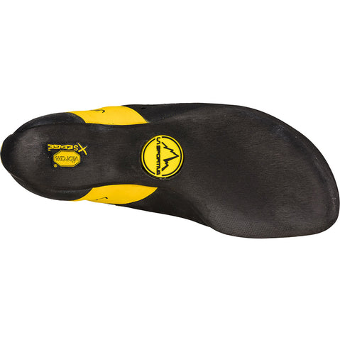 La Sportiva Men's Katana Lace Rock Climbing Shoes in Yellow/Black sole