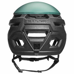 Mammut Wall Rider Rock Climbing Helmet Dark Jade back view