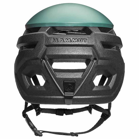 Mammut Wall Rider Rock Climbing Helmet Dark Jade back view