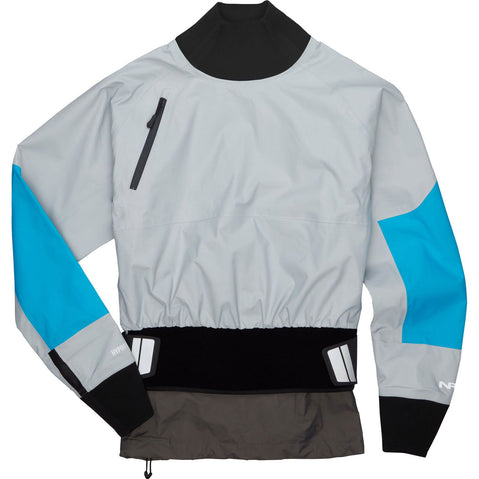 NRS Men's Stratos Semi-Dry Paddling Jacket in quarry