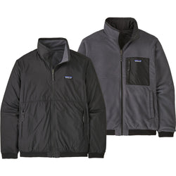 Patagonia Men's Reversible Shelled Microdini Jacket in Black front