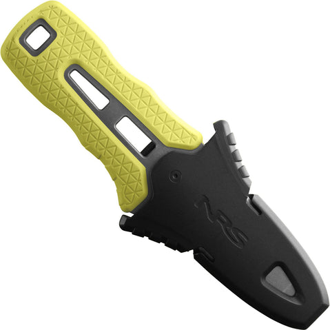 NRS Co-Pilot Knife in Safety Yellow right sheath