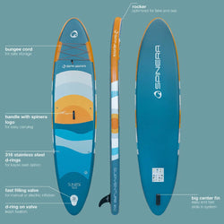 Spinera Inflatables VENTURE SUNRISE 12 Inflatable Stand-Up Paddle Board (SUP) bottom