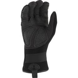 NRS Tactical 2mm Neoprene Gloves in Black/Red Graphic palm
