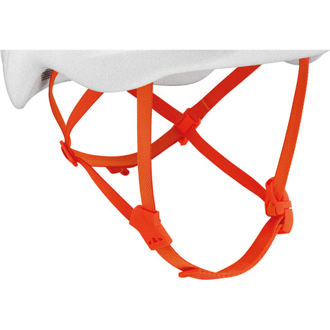 Petzl Sirocco Climbing Helmet in White straps