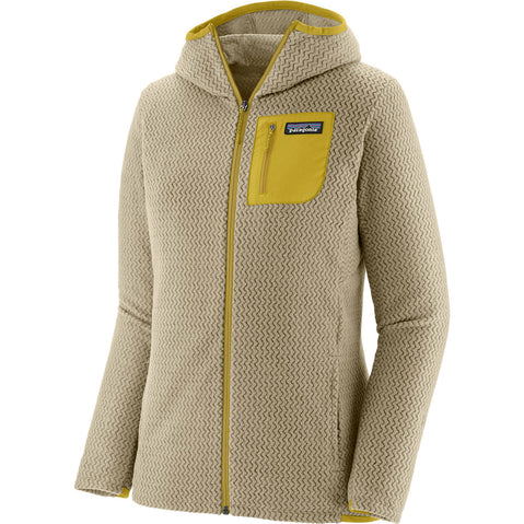 Patagonia Women's R1 Air Full-Zip Hoody in Buttercup Yellow
