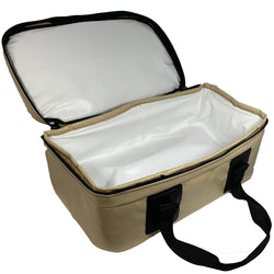 Seattle Sports FrostPak 25 QT Arctic Double Wall Cooler in Tan open