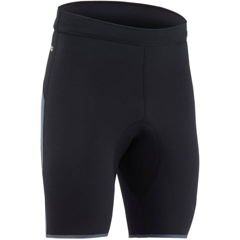 NRS Men's Ignitor Wetsuit Shorts in Black right