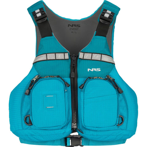 NRS cVest Lifejacket (PFD) in Aqua front