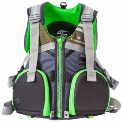Stohlquist Fisherman Lifejacket (PFD) green front view