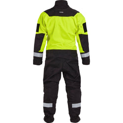NRS Ascent SAR GORE-TEX Dry Suit in Safety Yellow back