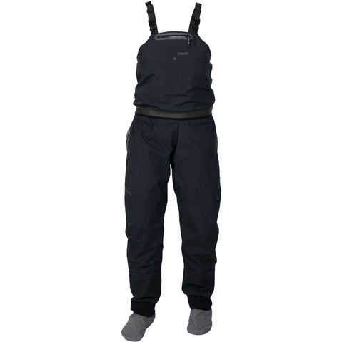 Kokatat Women's Whirlpool GORE-TEX Pro Paddling Bibs in Black front