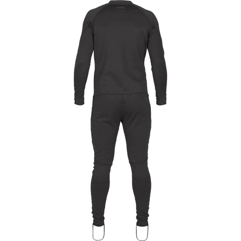 NRS Men's Expedition Weight Union Suit in Graphite back