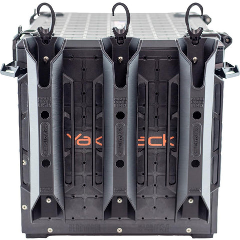 YakAttack TetherTube Rod Holder - Two Pack with fishing crate
