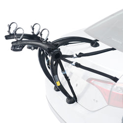 Saris Bones 2 Bike Trunk Rack installed on a car angle