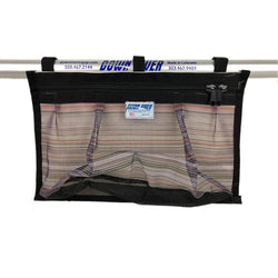 Down River Equipment Stash Pocket attached to a raft frame