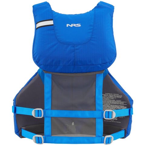 NRS Clearwater Kayak Lifejacket (PFD) in Blue back