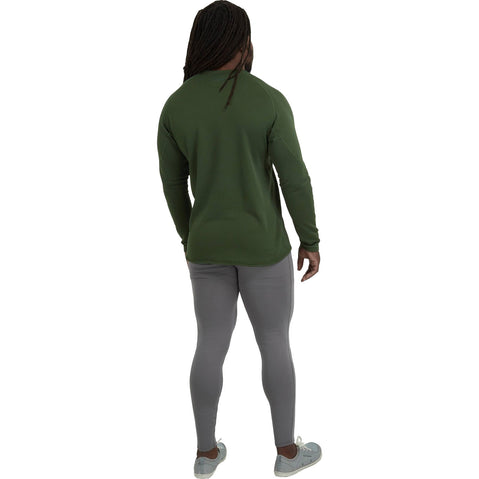 NRS Men's Lightweight Long Sleeve Shirt in Forest model back