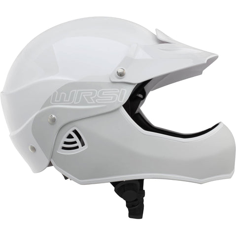 WRSI Moment Full Face Kayak Helmet in Ghost side