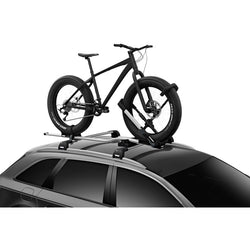 Thule UpRide Bike Roof Rack with bike loaded