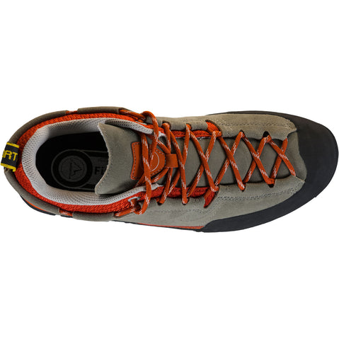 La Sportiva Men's Boulder X Approach Shoes in Clay/Saffron top