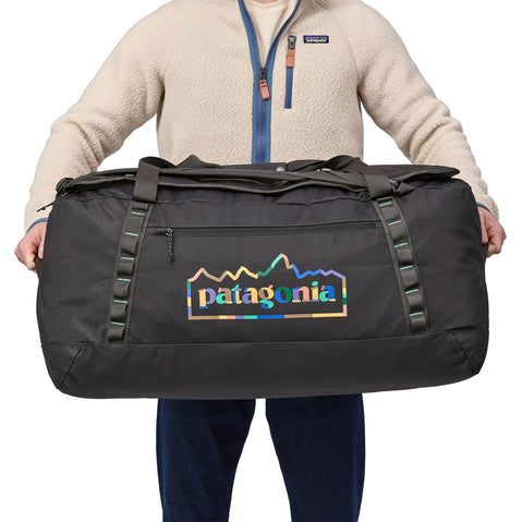 Patagonia Black Hole Duffel 100L in Unity Fitz/Ink Black model front