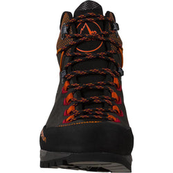 La Sportiva Men's Trango Tech Leather GORE-TEX Mountaineering Boots in Carbon/Hawaiian Sun front