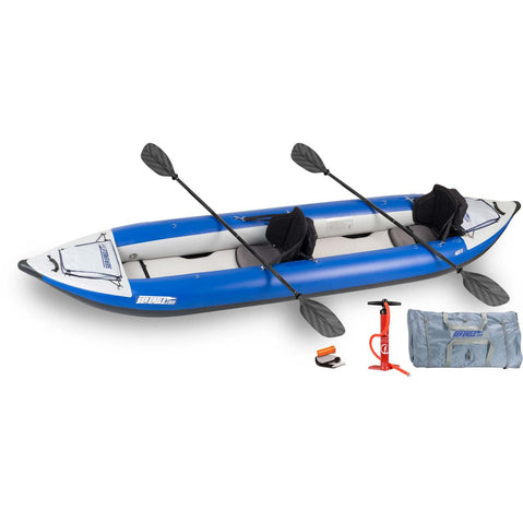 Sea Eagle Explorer 420X Inflatable Kayak Pro Tandem Package set