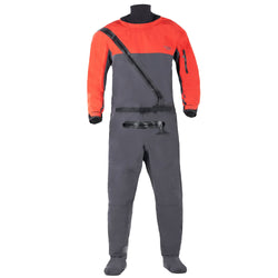 Level Six Cronos Dry Suit Classic Logo Molten Lava front