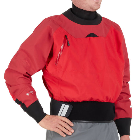 NRS Men's Rev GORE-TEX Pro Dry Top in Red model front