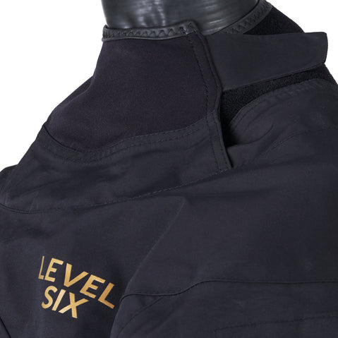 Level Six Odin Black Out Dry Suit in Black neck