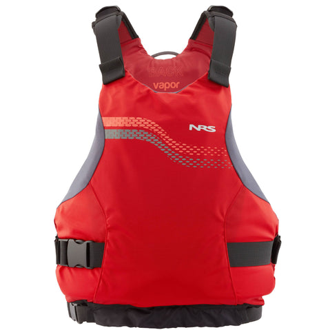 NRS Vapor Kayak Lifejacket (PFD) in Red front