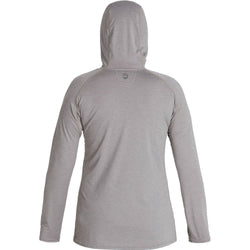 NRS Women's Silkweight Vesi Hoodie in Sharkskin back
