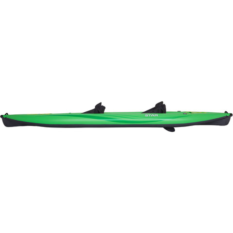 Star Paragon Tandem Inflatable Kayak in Lime side