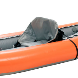 AIRE Cheetah Chair Inflatable Kayak Seat in kayak side view