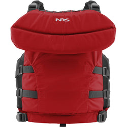 NRS Big Water V Youth Rafting Lifejacket (PFD) in Red back