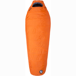 Big Agnes Lost Dog 15 Degree Synthetic Sleeping Bag in Orange/Navy top view
