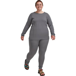 NRS Women's Lightweight Pants in Smoke model view front