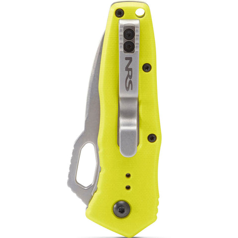 NRS Photic Knife in Yellow folded