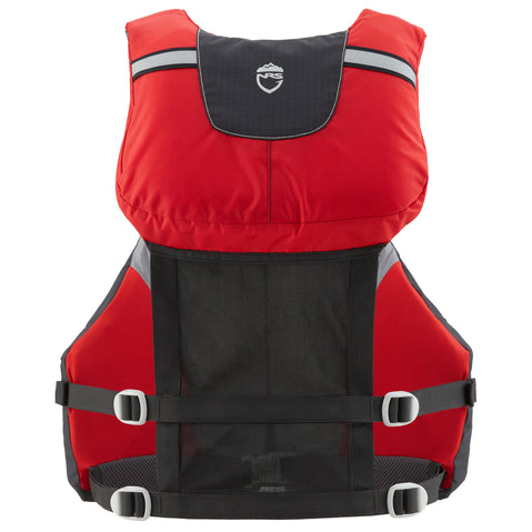 NRS Chinook OS Fishing Lifejacket (PFD) in Red front
